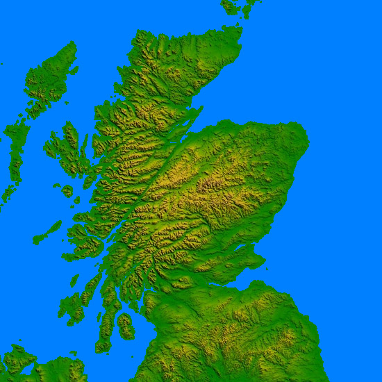 Animated Scottish weather map