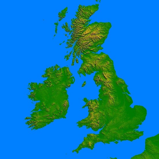 Animated UK weather overview