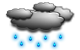 Cloudy with a chance of a shower Cloudy with a chance of a shower