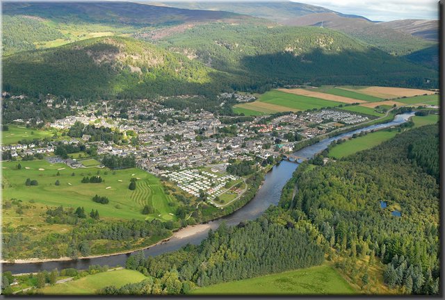 Ballater from the air