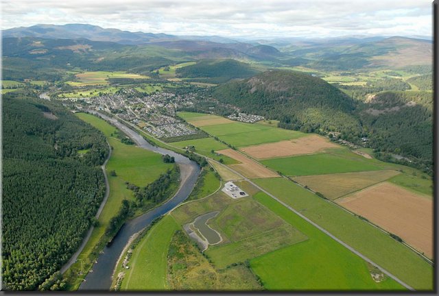 Ballater from the air